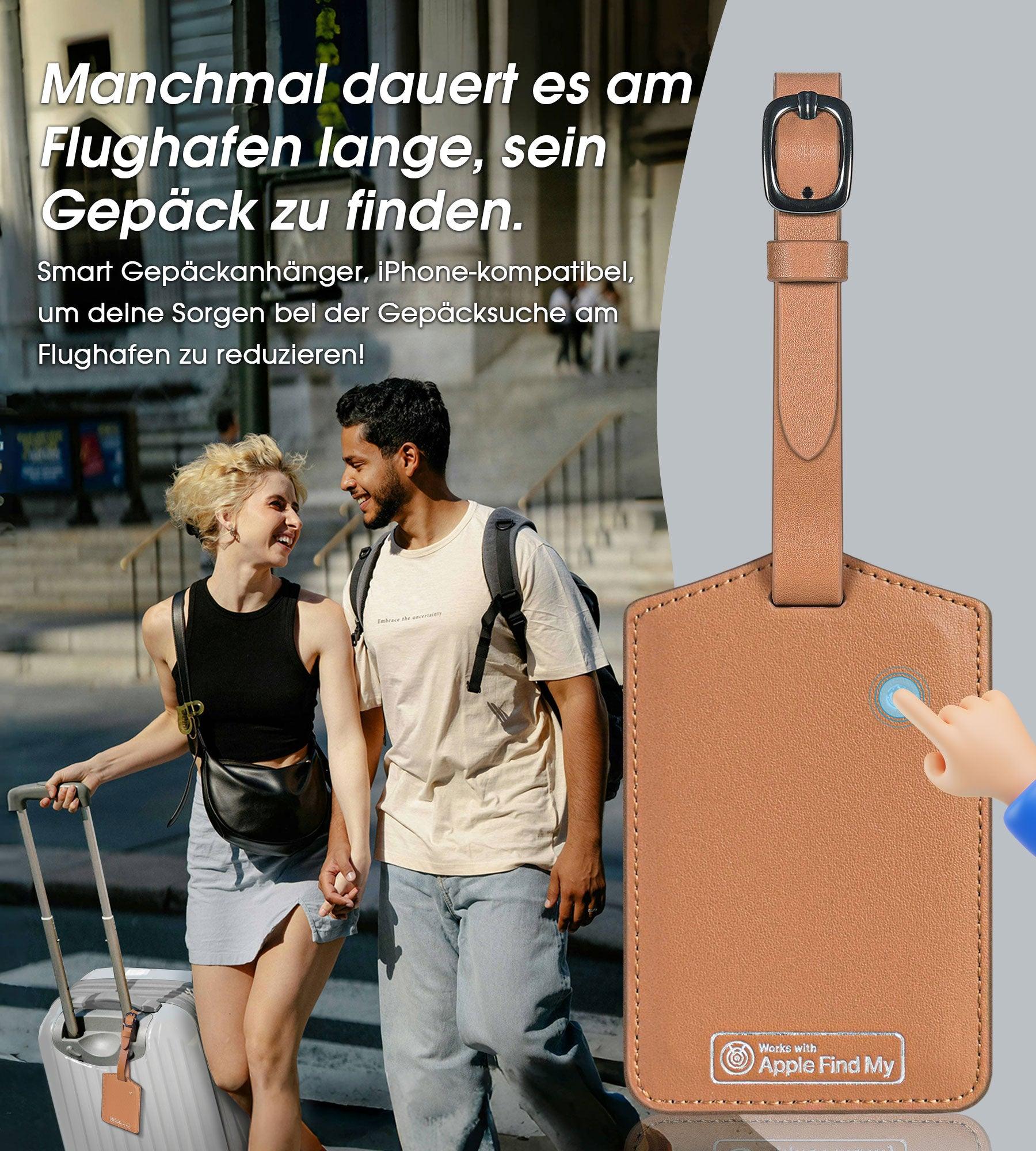 Smart Tracker と Findwallet™ の統合機能 (ブラウン)