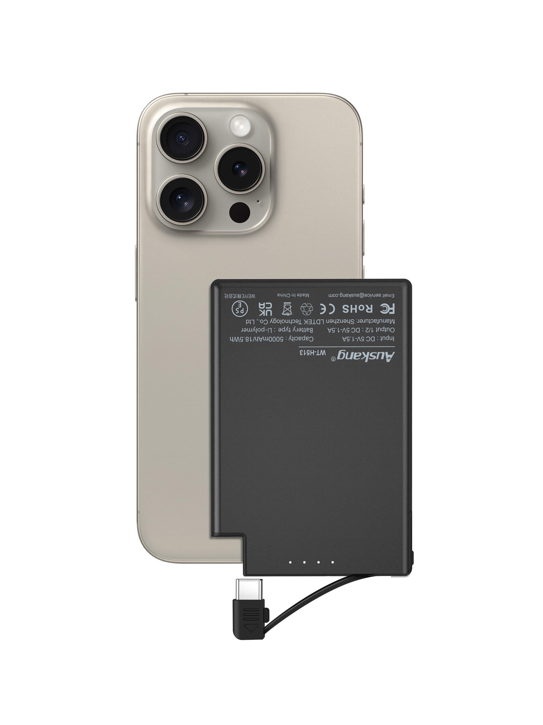 Auskang® Slim Portable Charger USB-C (5K)