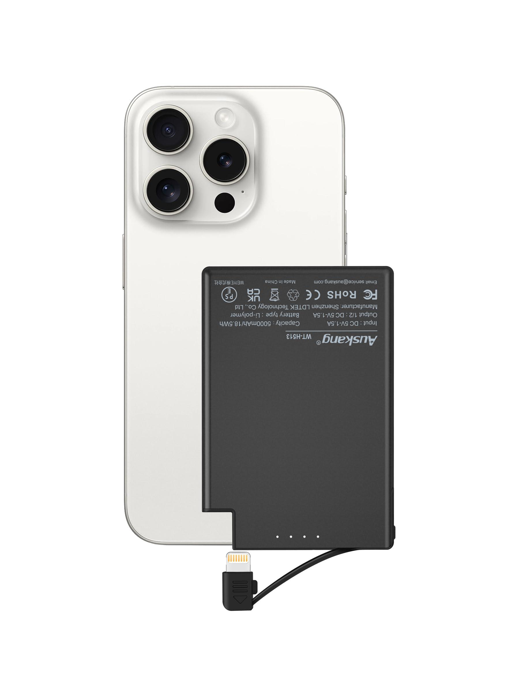 Auskang® Schlankes tragbares Ladegerät Lightning (5K)