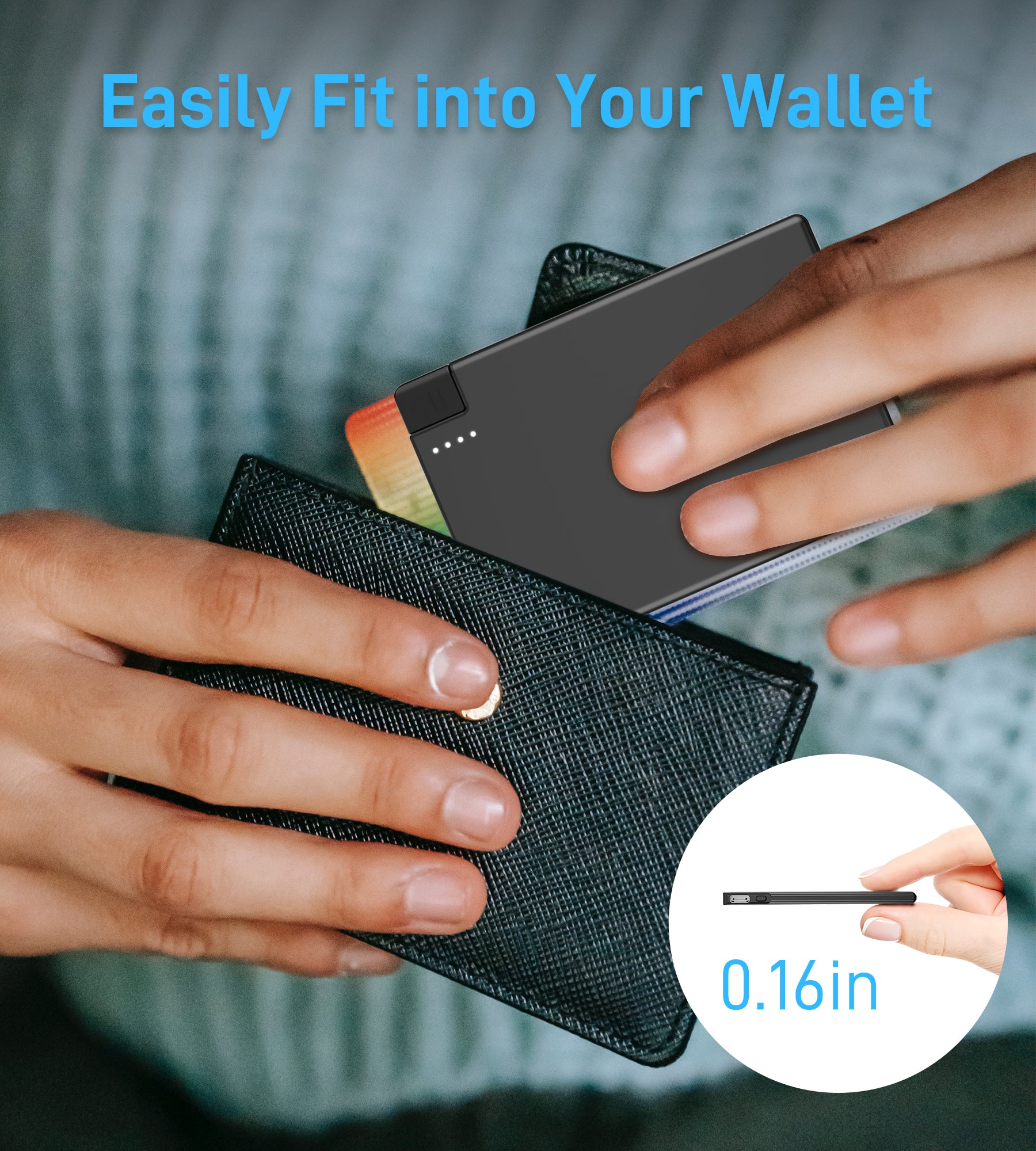 Auskang® Slim Portable Charger USB-C (2.5K)