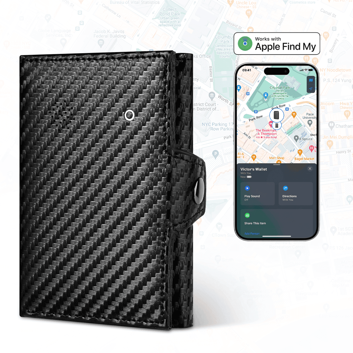 Findwallet™ Trifold Wallet with Smart Tracker