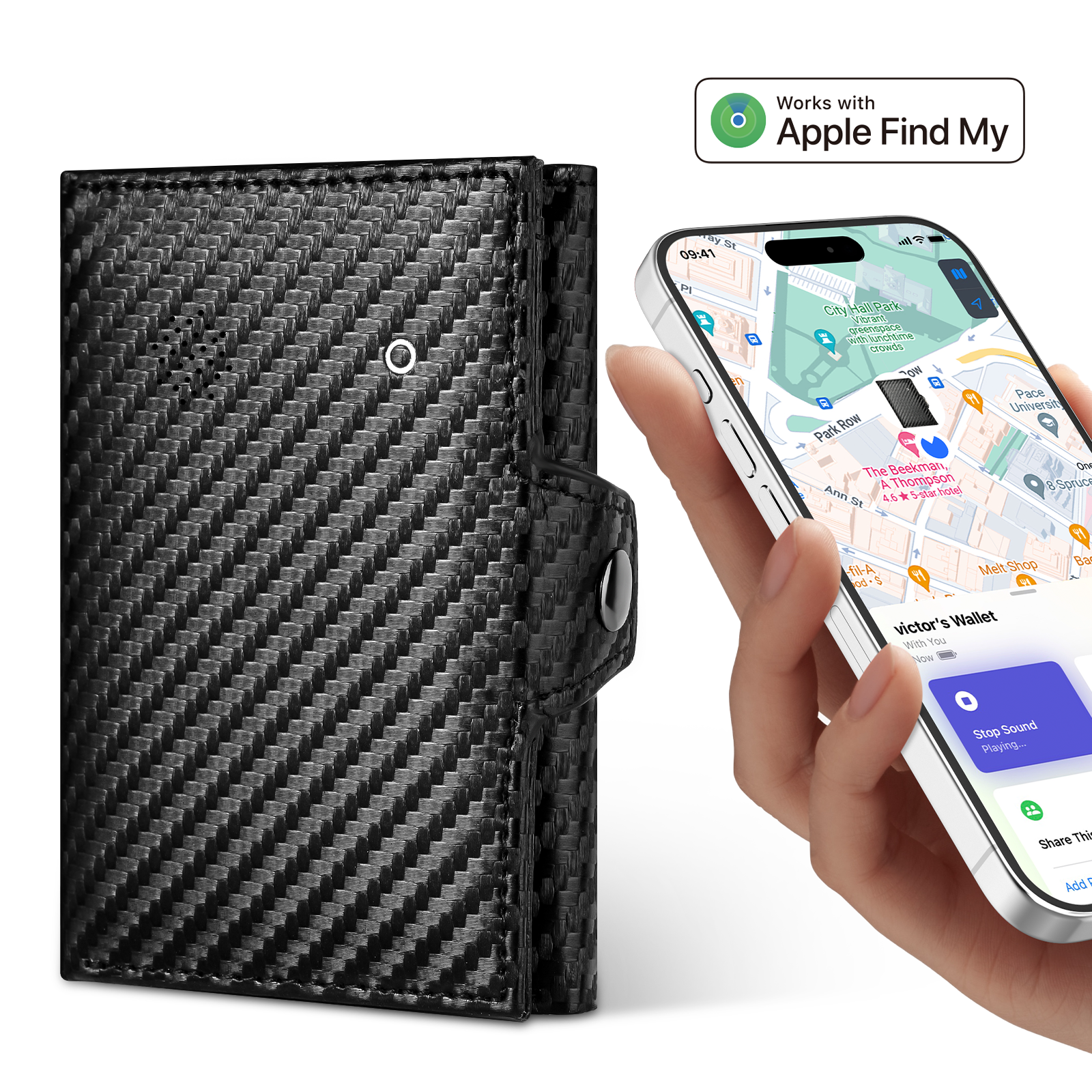 Findwallet™ Trifold Wallet with Smart Tracker